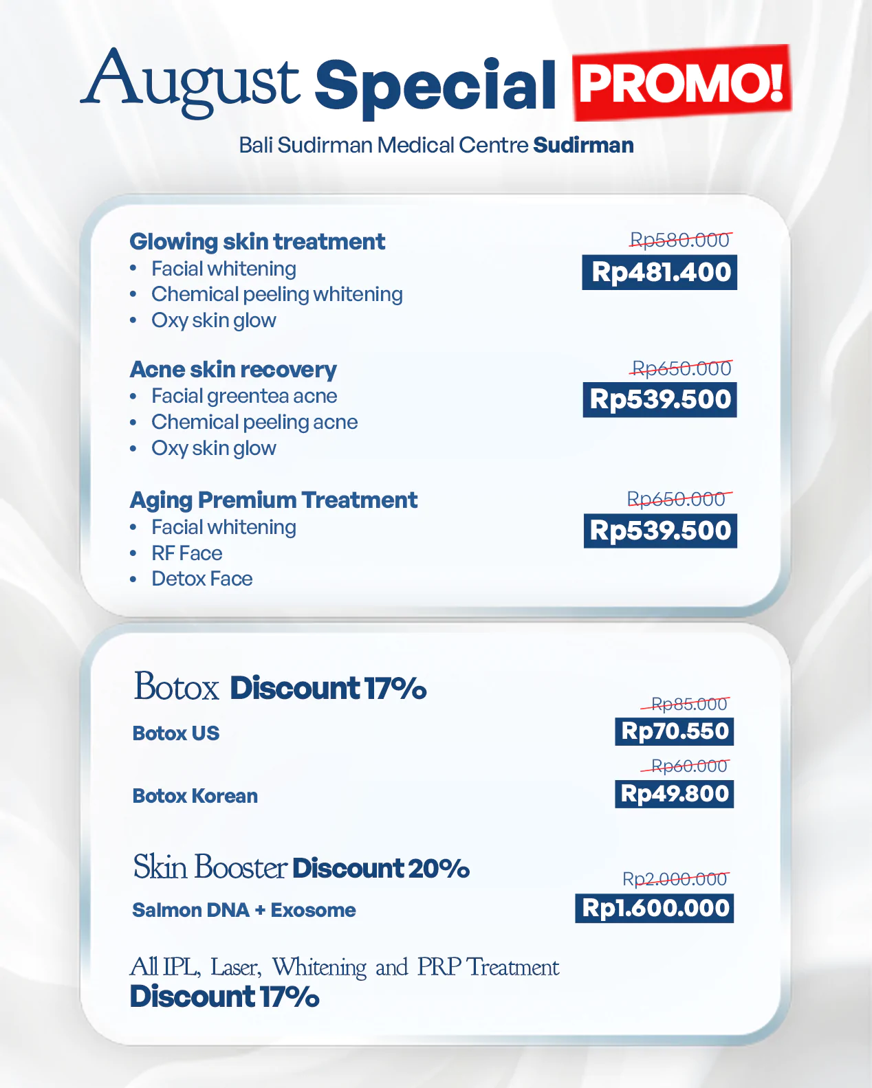 Promo Agustus - BSMC Sudirman