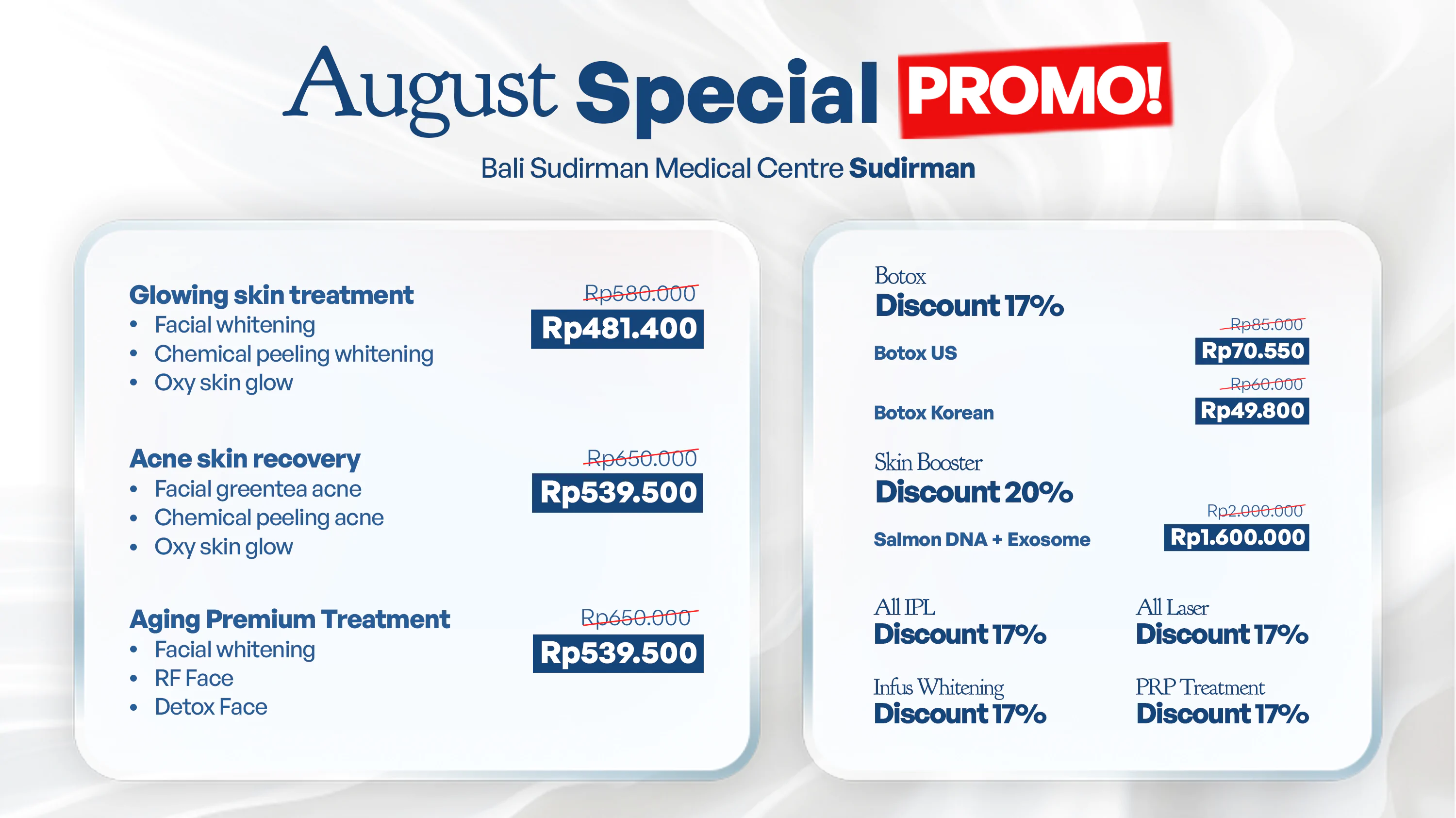 Promo Agustus - BSMC Sudirman